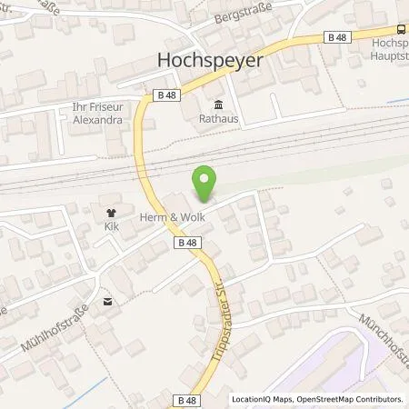 Standortübersicht der Tankstelle Pfalzwerke AG in 67691 Hochspeyer