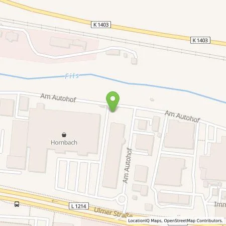 Standortübersicht der Tankstelle Pfalzwerke AG in 73037 Göppingen