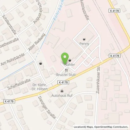 Standortübersicht der Tankstelle Pfalzwerke AG in 74909 Meckesheim