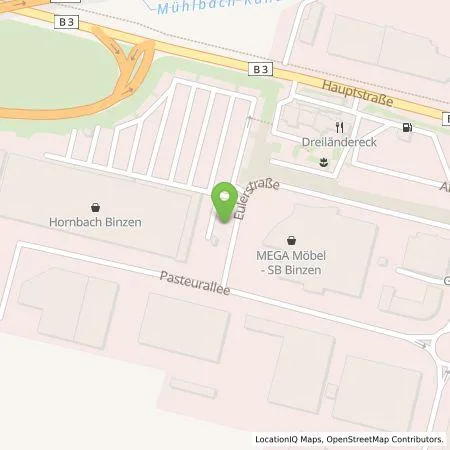 Standortübersicht der Tankstelle Pfalzwerke AG in 79589 Binzen