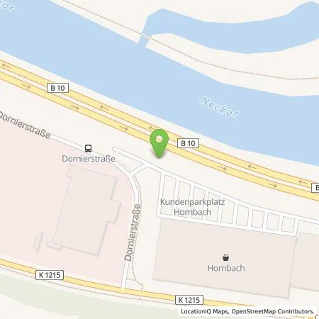 Standortübersicht der Tankstelle Pfalzwerke AG in 73730 Esslingen am Neckar