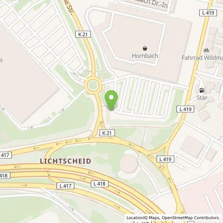 Standortübersicht der Tankstelle Pfalzwerke AG in 42285 Wuppertal