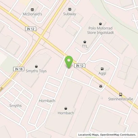 Standortübersicht der Tankstelle Pfalzwerke AG in 85053 Ingolstadt