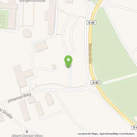 Standortübersicht der Tankstelle Pfalzwerke AG in 76889 Klingenmünster