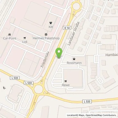 Standortübersicht der Tankstelle Pfalzwerke AG in 67117 Limburgerhof