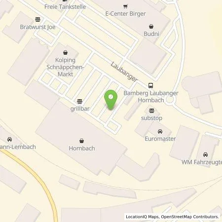 Standortübersicht der Tankstelle Pfalzwerke AG in 96052 Bamberg