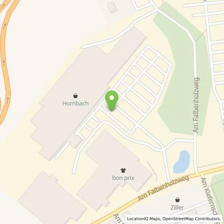 Standortübersicht der Tankstelle Pfalzwerke AG in 91126 Schwabach