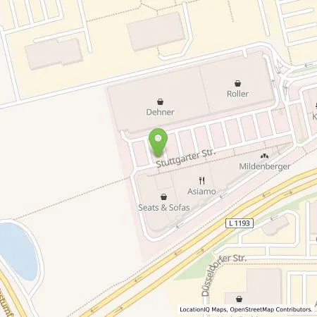 Standortübersicht der Tankstelle Pfalzwerke AG in 71332 Waiblingen