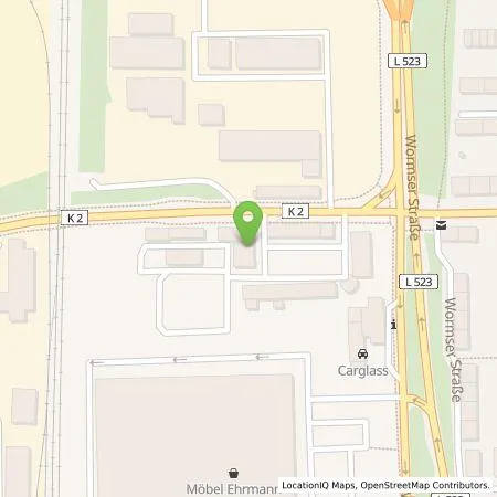 Standortübersicht der Tankstelle Pfalzwerke AG in 67227 Frankenthal