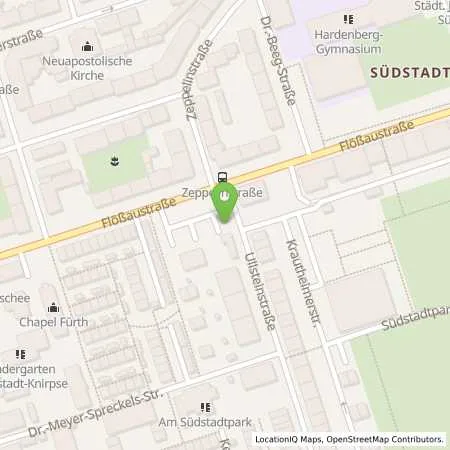 Standortübersicht der Tankstelle infra fürth gmbh in 90763 Fürth