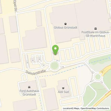 Standortübersicht der Tankstelle Pfalzwerke AG in 67269 Grünstadt