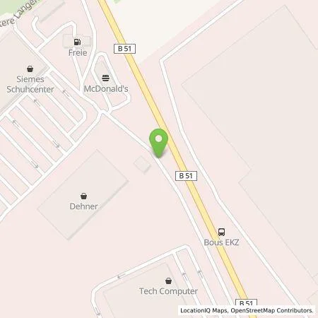 Standortübersicht der Tankstelle Pfalzwerke AG in 66359 Bous