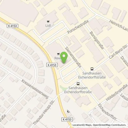 Standortübersicht der Tankstelle Pfalzwerke AG in 69207 Sandhausen