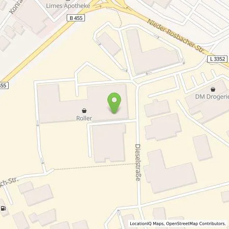 Standortübersicht der Tankstelle Pfalzwerke AG in 61191 Rosbach