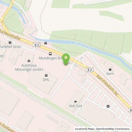 Standortübersicht der Tankstelle Pfalzwerke AG in 79312 Emmendingen