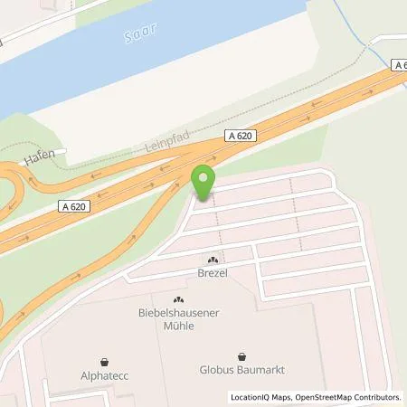 Standortübersicht der Tankstelle Pfalzwerke AG in 66333 Völklingen