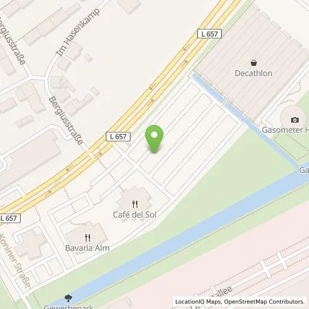 Standortübersicht der Tankstelle Pfalzwerke AG in 44625 Herne