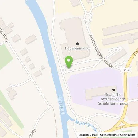 Standortübersicht der Tankstelle Pfalzwerke AG in 99610 Sömmerda