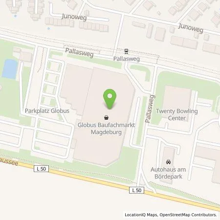 Standortübersicht der Tankstelle Pfalzwerke AG in 39118 Magdeburg