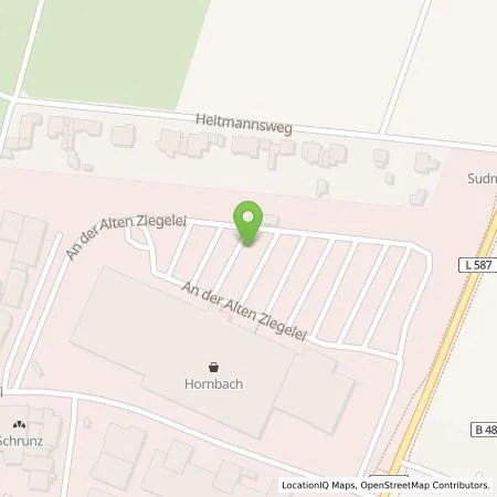 Standortübersicht der Tankstelle Pfalzwerke AG in 48157 Münster