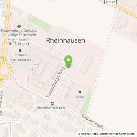 Standortübersicht der Tankstelle Pfalzwerke AG in 79365 Rheinhausen