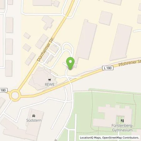 Standortübersicht der Tankstelle Pfalzwerke AG in 78166 Donaueschingen