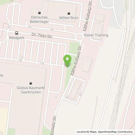 Standortübersicht der Tankstelle Pfalzwerke AG in 66115 Saarbrücken