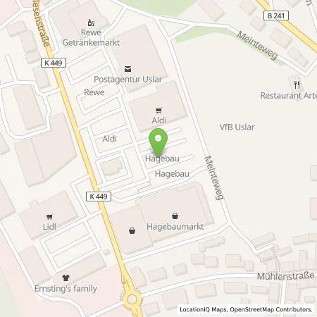 Standortübersicht der Tankstelle Pfalzwerke AG in 37170 Uslar