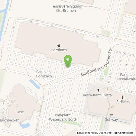 Standortübersicht der Tankstelle Pfalzwerke AG in 28307 Bremen