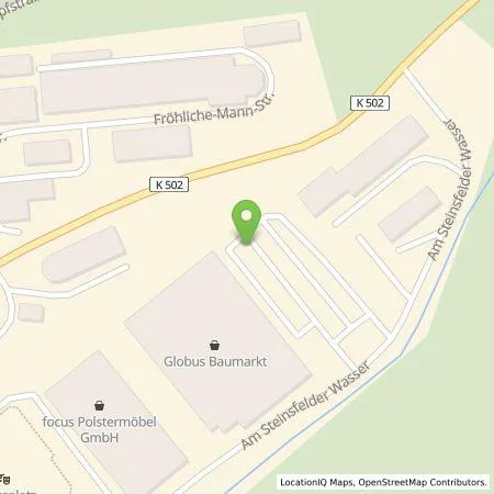 Standortübersicht der Tankstelle Pfalzwerke AG in 98528 Suhl