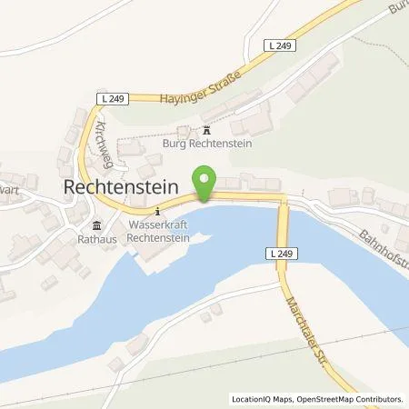 Standortübersicht der Tankstelle Reitter Wasserkraftanlagen GmbH & Co. KG in 89611 Rechtenstein