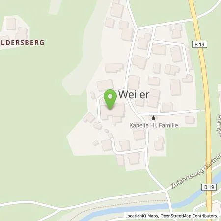 Standortübersicht der Tankstelle Allgäuer Kraftwerke GmbH in 87538 Fischen i. Allgäu