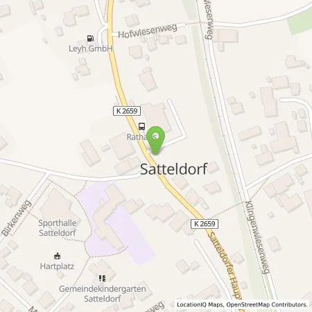 Standortübersicht der Tankstelle EnBW Ostwürttemberg DonauRies AG in 74589 Satteldorf