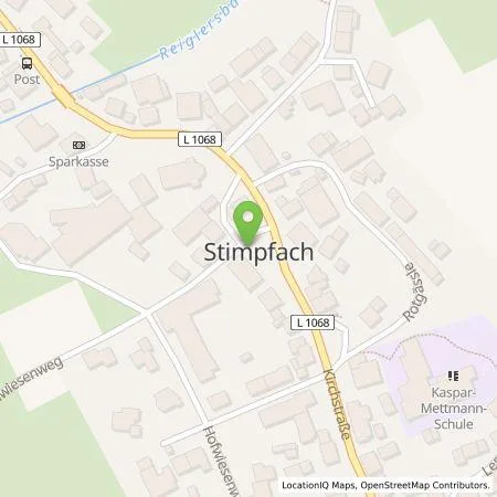 Standortübersicht der Tankstelle EnBW Ostwürttemberg DonauRies AG in 74597 Stimpfach