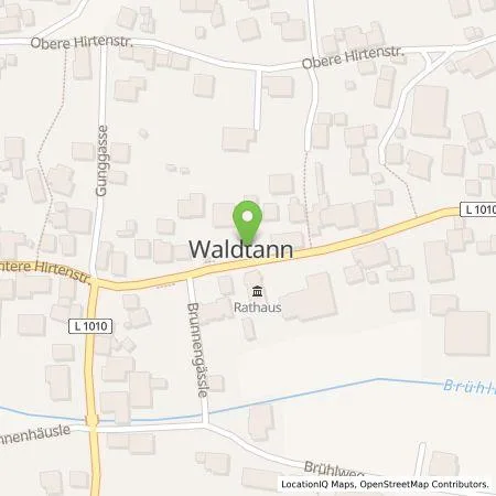 Standortübersicht der Tankstelle EnBW Ostwürttemberg DonauRies AG in 74594 Kreßberg (Waldtann)