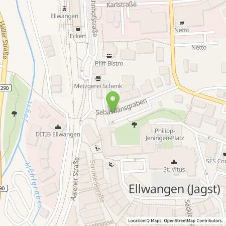 Standortübersicht der Tankstelle EnBW Ostwürttemberg DonauRies AG in 73479 Ellwangen