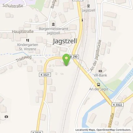 Standortübersicht der Tankstelle EnBW Ostwürttemberg DonauRies AG in 73489 Jagstzell