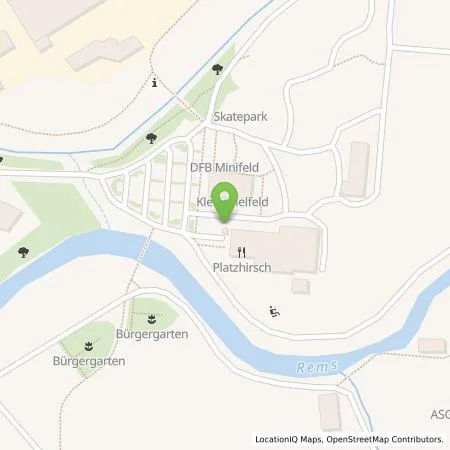 Standortübersicht der Tankstelle EnBW Ostwürttemberg DonauRies AG in 73614 Schorndorf