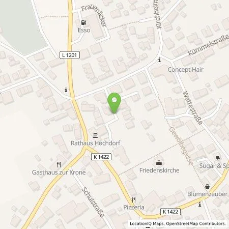 Standortübersicht der Tankstelle EnBW Ostwürttemberg DonauRies AG in 73269 Hochdorf