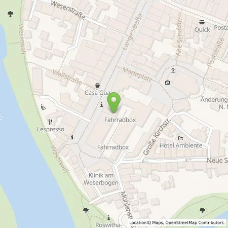 Standortübersicht der Tankstelle Nienburg Energie GmbH in 31582 Nienburg