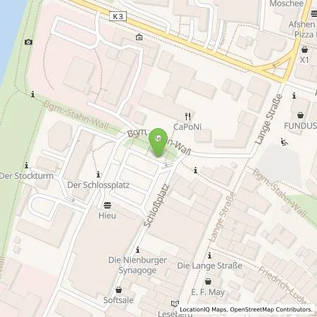 Standortübersicht der Tankstelle Nienburg Energie GmbH in 31582 Nienburg