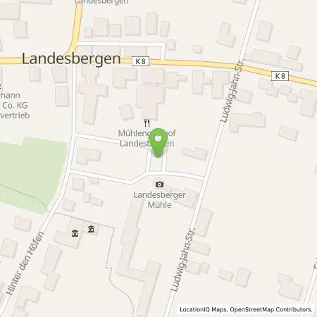 Standortübersicht der Tankstelle Nienburg Energie GmbH in 31628 Landesbergen