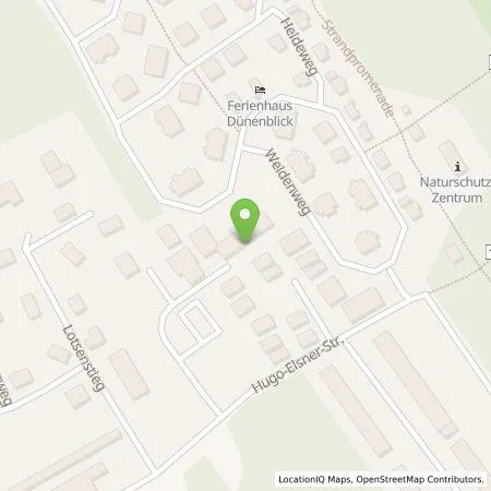 Standortübersicht der Tankstelle vigoris Handels GmbH in 17449 Karlshagen