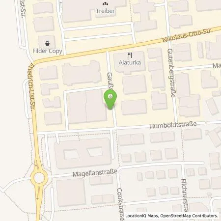 Standortübersicht der Tankstelle Stadtwerke Leinfelden-Echterdingen in 70771 Leinfelden-Echterdingen