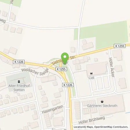 Standortübersicht der Tankstelle Stadtwerke Leinfelden-Echterdingen in 70771 Leinfelden-Echterdingen