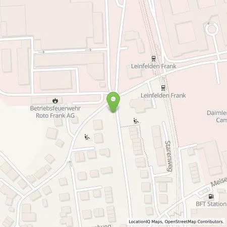 Standortübersicht der Tankstelle Stadtwerke Leinfelden-Echterdingen in 70771 Leinfelden-Echterdingen