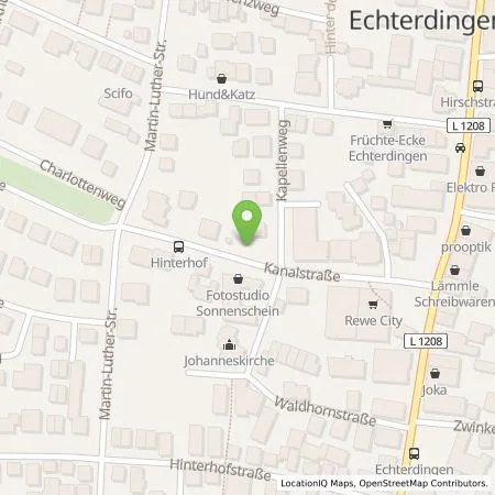 Standortübersicht der Tankstelle Stadtwerke Leinfelden-Echterdingen in 70771 Leinfelden-Echterdingen