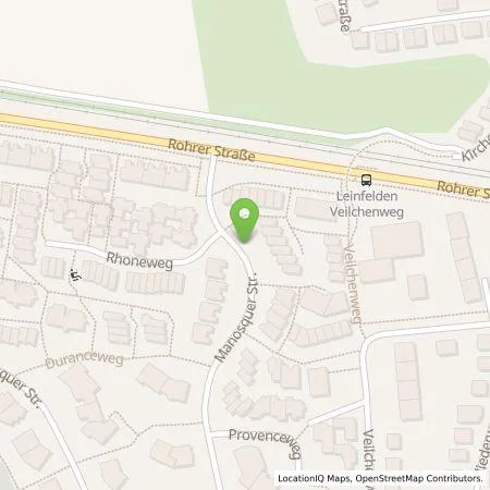 Standortübersicht der Tankstelle Stadtwerke Leinfelden-Echterdingen in 70771 Leinfelden-Echterdingen