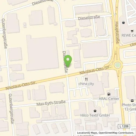 Standortübersicht der Tankstelle Stadtwerke Leinfelden-Echterdingen in 70771 Leinfelden-Echterdingen