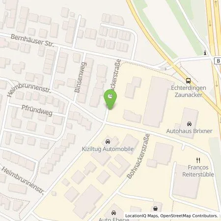 Standortübersicht der Tankstelle Stadtwerke Leinfelden-Echterdingen in 70771 Leinfelden-Echterdingen